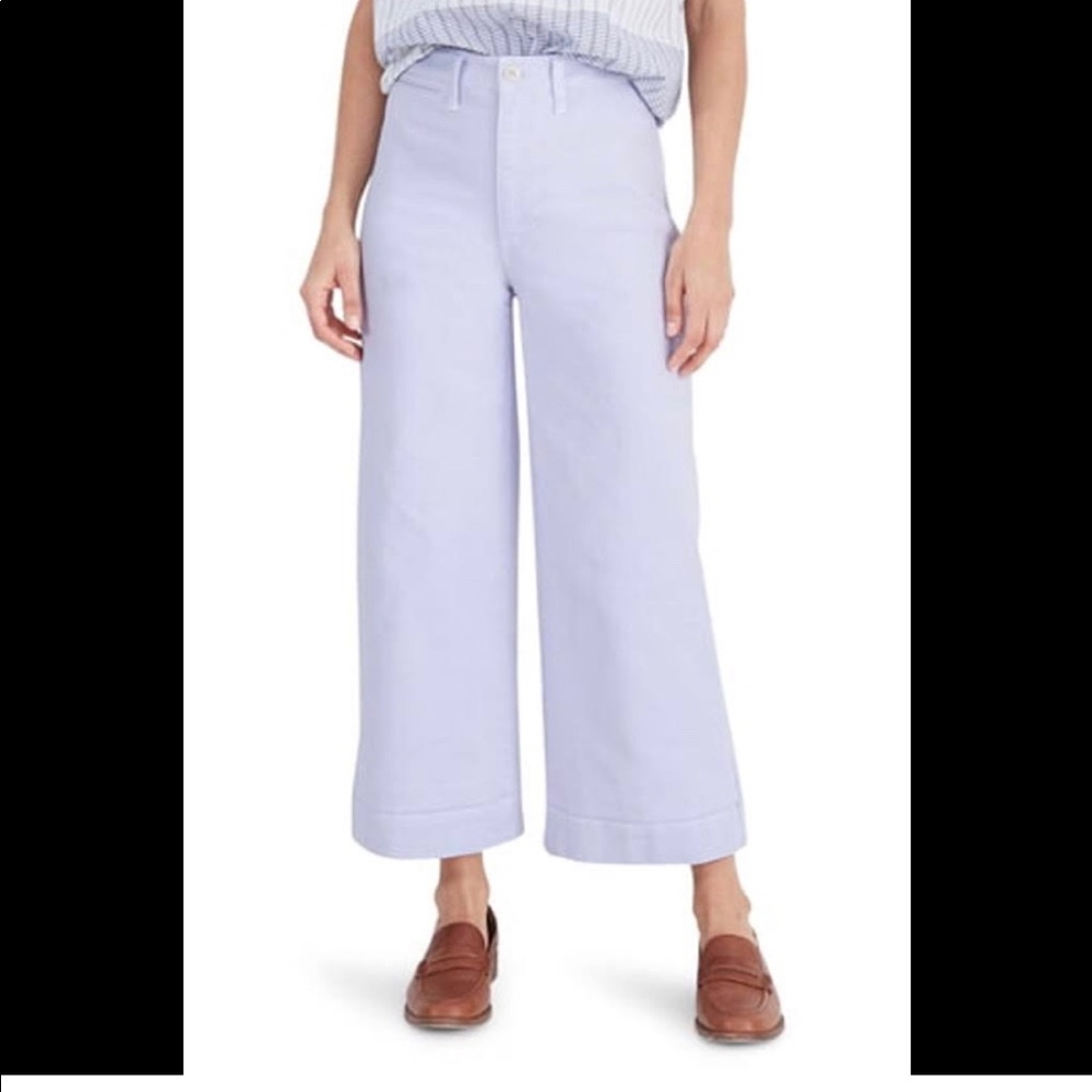 Madewell Petite Emmett Wide-Leg Crop Pants